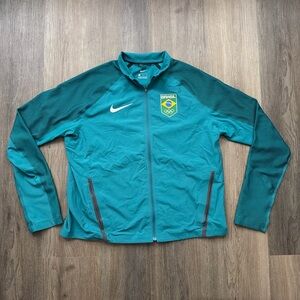 Nike Men's Teal Full-Zip Jacket